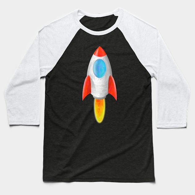 The Cutest Rocket Baseball T-Shirt by cannibaljp